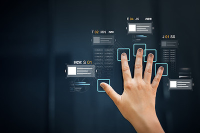 未來技術 手動掃描交互式觸摸屏的數(shù)據(jù)訪問